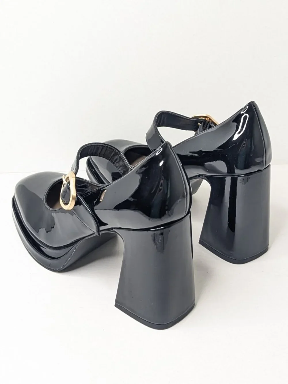 Steve Madden Kylee Mary Jane Platform Pumps Black Women's 10